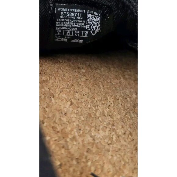 Sperry Women's Bahama 2.0 Black Platform Sneakers Size 11 - Picture 8 of 10